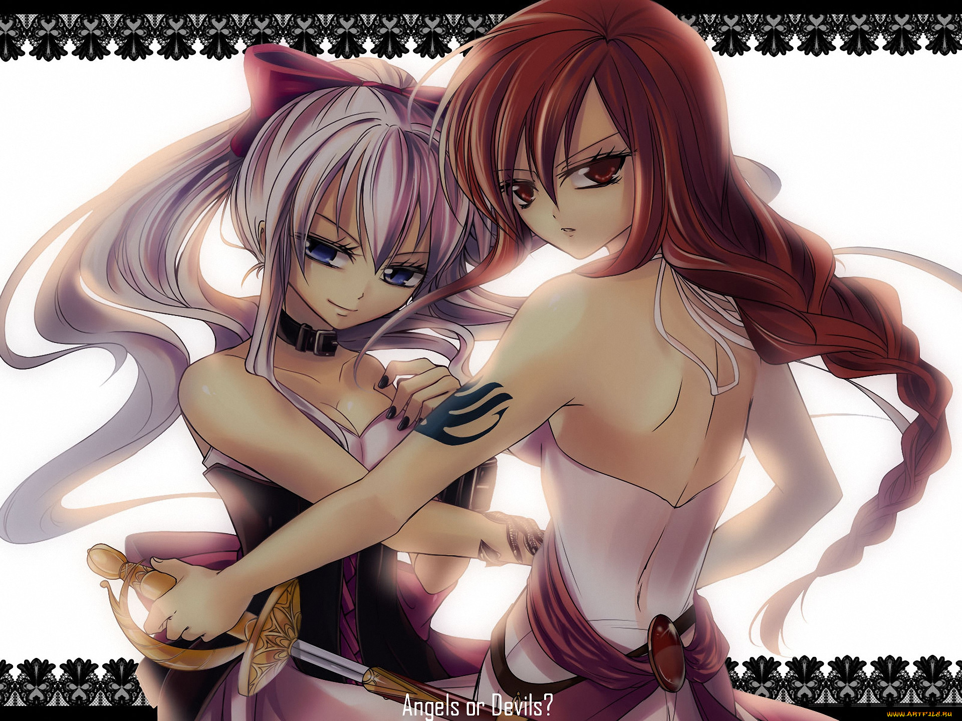 , fairy tail, , , , , , mirajane, , , elza